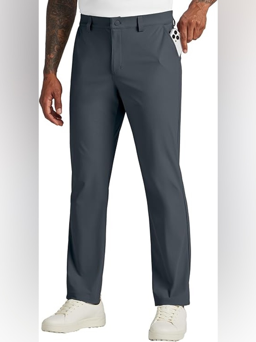WILLIT Golf Pants Mens Stretch Quick Dry Pants Office Pants Casual Pants 34" 32"